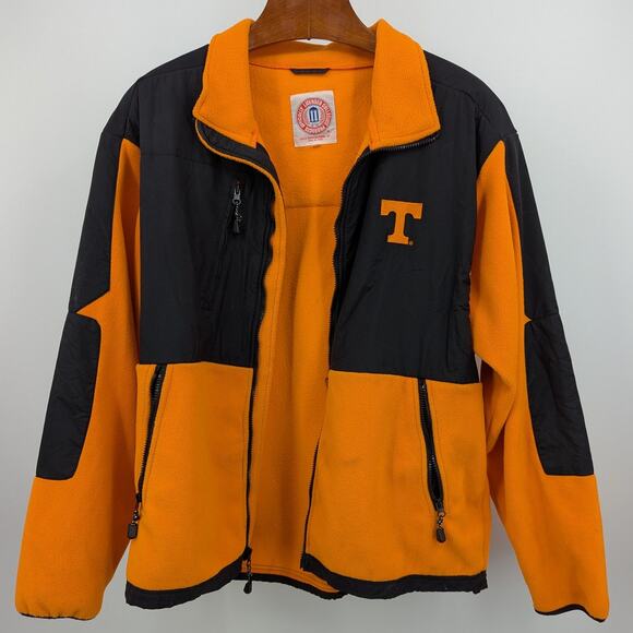 Vintage Tennessee Volunteers Fleece Jacket Men’s XL Black Orange Full Zip VOLS - Picture 2 of 7